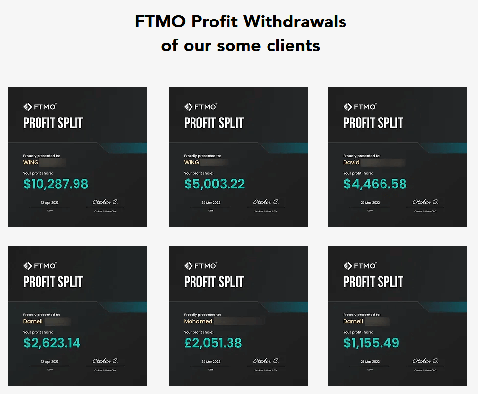 Algo Trend EA FTMO Withdrawals