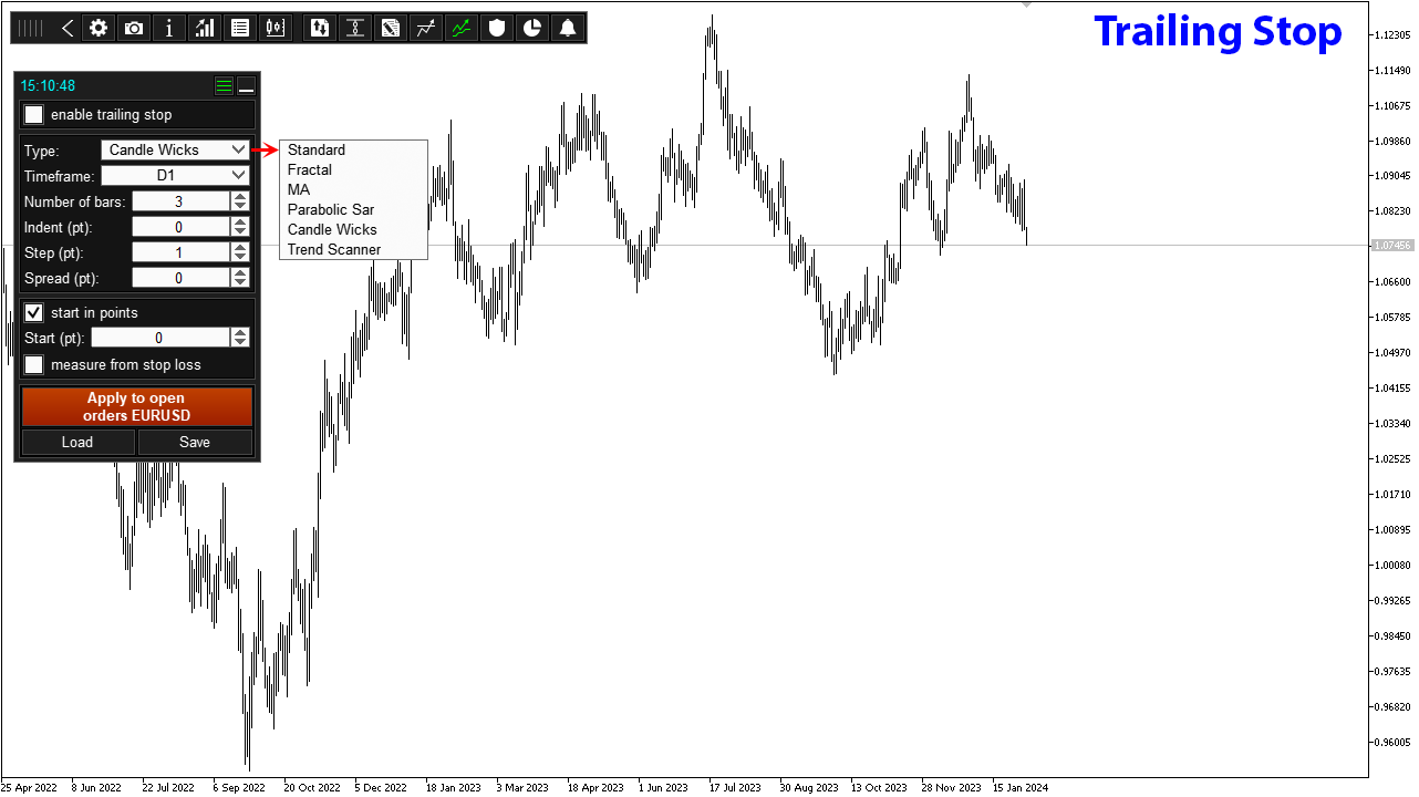 TradePanel Utlity Trailing Stop