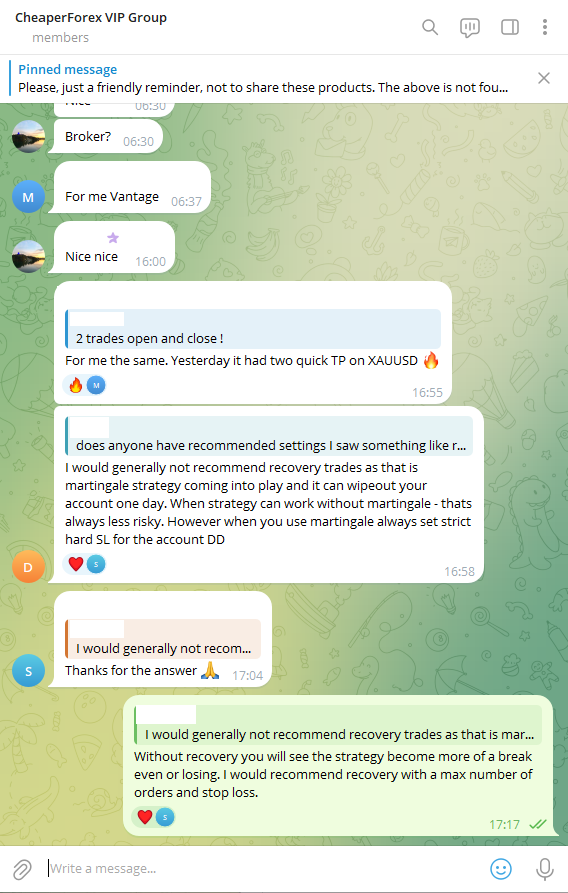 CheaperForex VIP Telegram Group