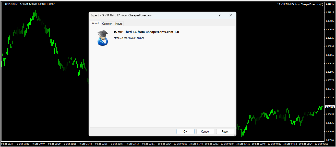 IS VIP Third EA on the Chart