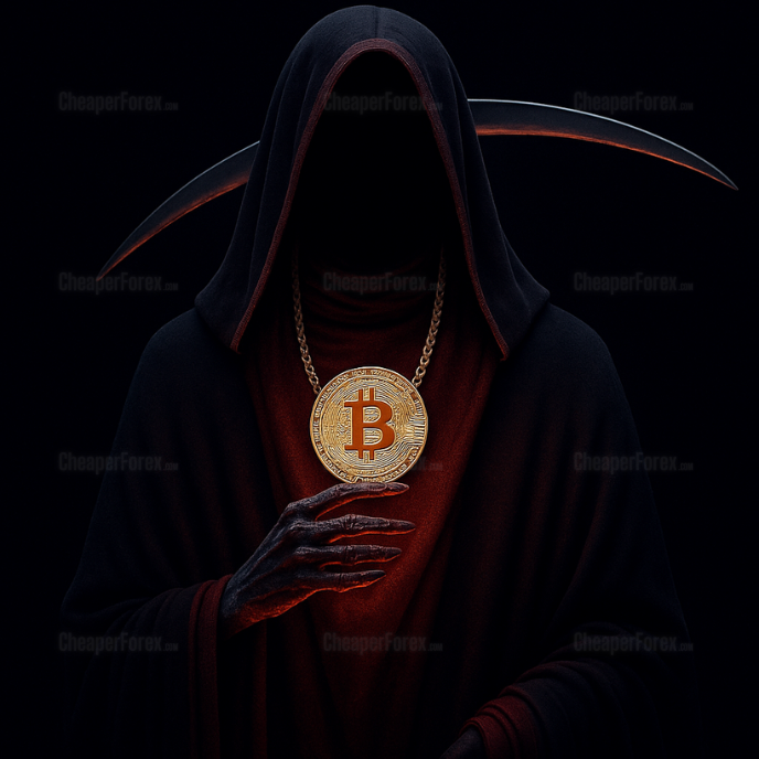 The Bitcoin Reaper Product Image Logo