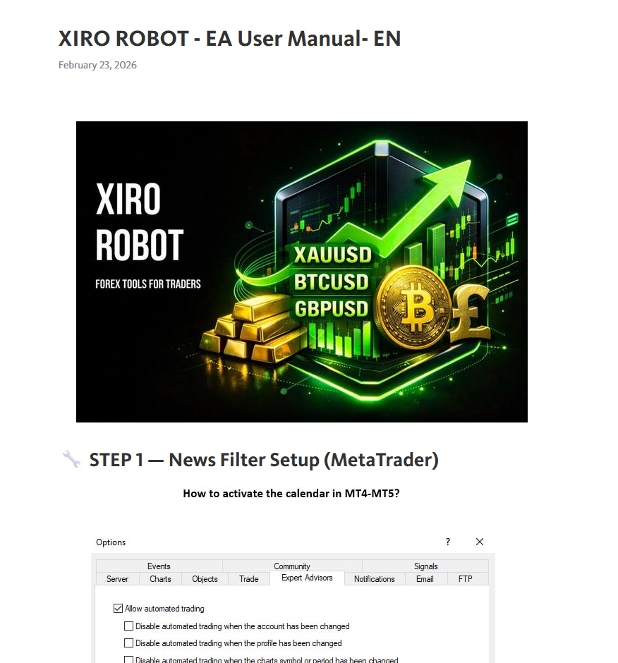XIRO Robot EA User Manual XIRO Robot EA User Manual