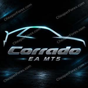 Corrado EA MT5 cover with repeated CheaperForex.com watermarks