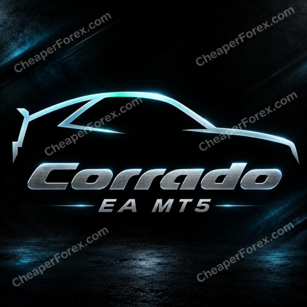 Corrado EA MT5 cover with repeated CheaperForex.com watermarks