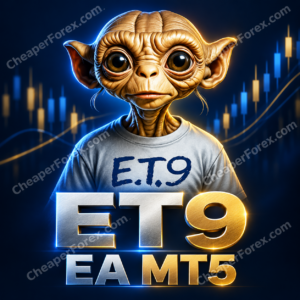 ET9 EA MT5 cover with repeated CheaperForex.com watermarks