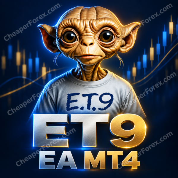 ET9 EA MT4 cover with repeated CheaperForex.com watermarks