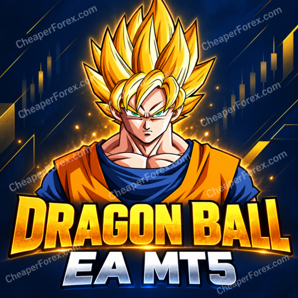 Dragon Ball EA MT5 cover with repeated CheaperForex.com watermarks