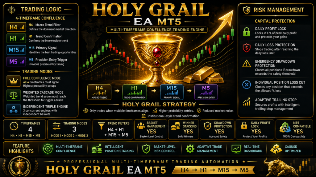 Gold Holy Grail MT5 Scalping EA original developer gallery image 1