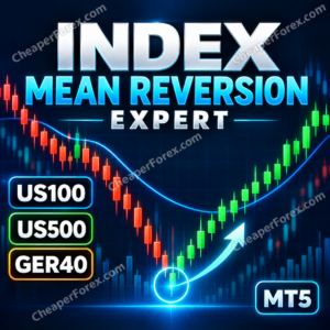 Index Mean Reversion Expert MT5 high-quality watermarked promotional cover