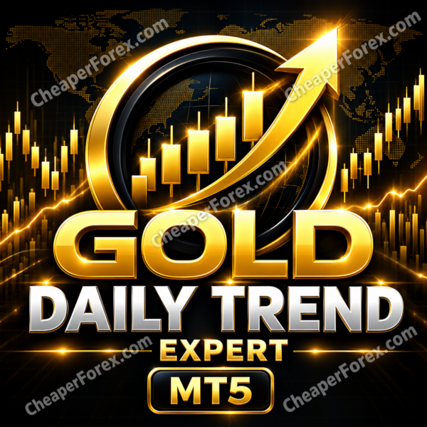 Gold Daily Trend Expert MT5 high-quality watermarked promotional cover