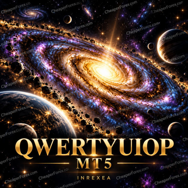 Qwertyuiop MT5 CheaperForex promotional cover; not a trading result.