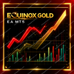 Equinox Gold EA MT5 promotional cover with repeated CheaperForex.com watermarks