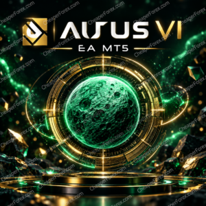 Aurus VI EA MT5 promotional cover with repeated CheaperForex.com watermarks