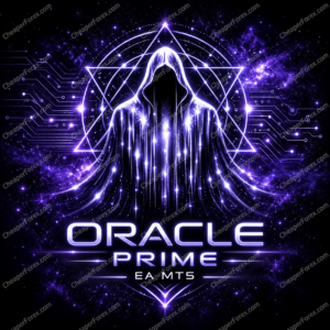 Oracle Prime EA MT5 promotional cover with repeated CheaperForex.com watermarks