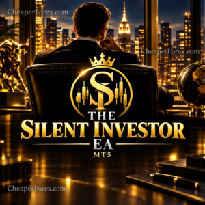 The Silent Investor EA MT5 black and gold product artwork