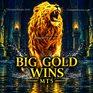 Big Gold Wins EA MT5 golden lion cover