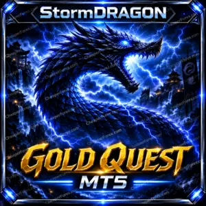 StormDRAGON Gold Quest EA MT5 blue dragon cover