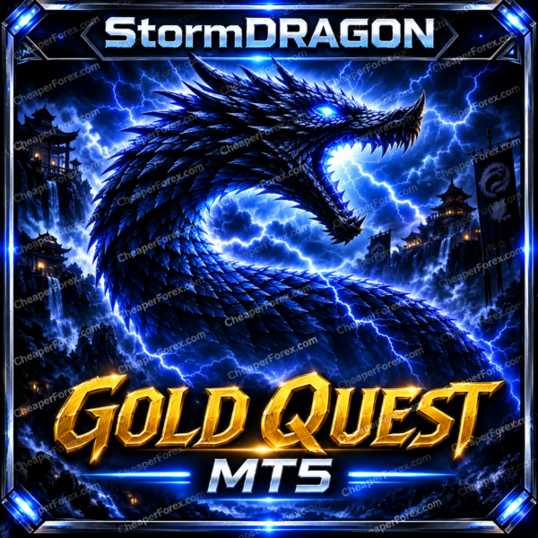 StormDRAGON Gold Quest EA MT5 blue dragon cover