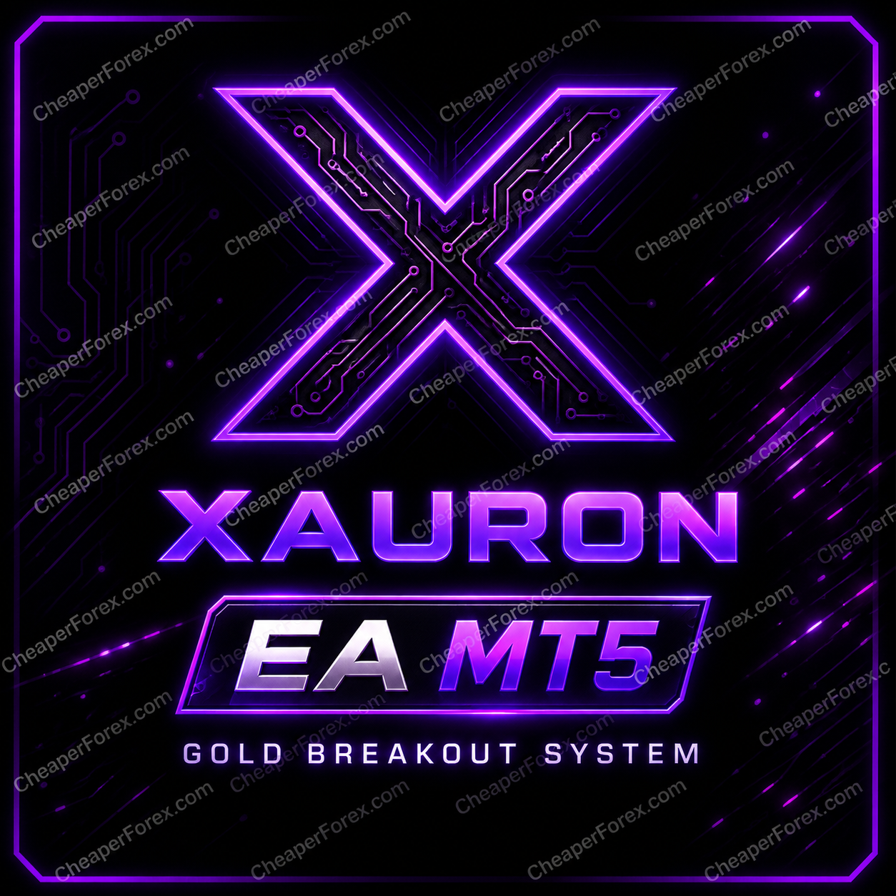 Xauron EA MT5 purple X promotional cover
