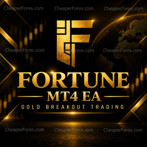 Fortune MT4 gold monogram with CheaperForex.com watermarks
