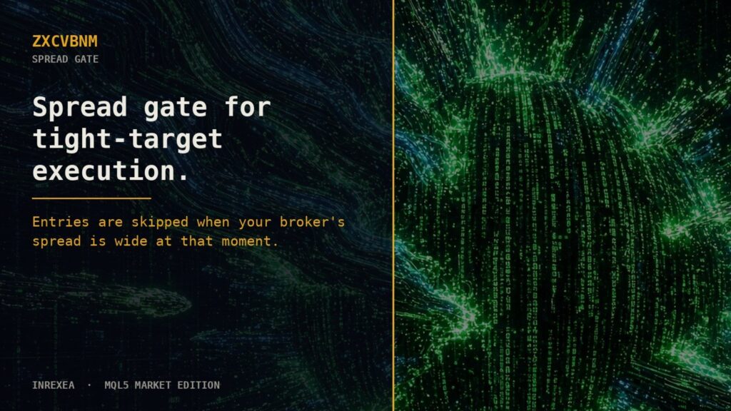 Developer illustration of the spread gate for tight-target execution.