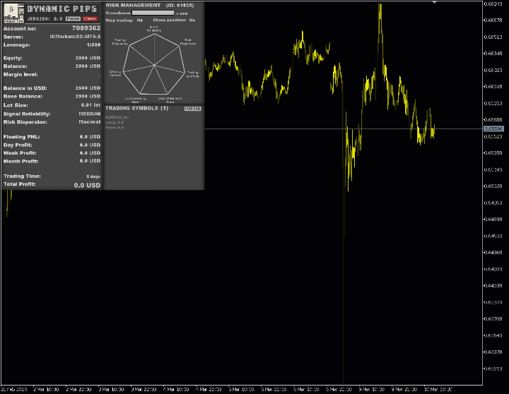 Dynamic Pips original dashboard animation