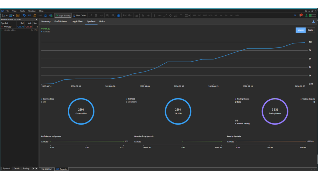 GoldRunnerPro developer terminal report
