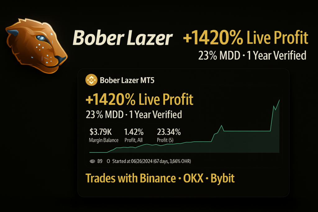 Bober Lazer EA MT5 original older-account historical promotional result