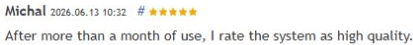Harmonizer MT5 customer review excerpt - Michal