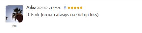 Genuine MQL5 SmartChoise MT5 review excerpt by Miko dated February 24, 2026