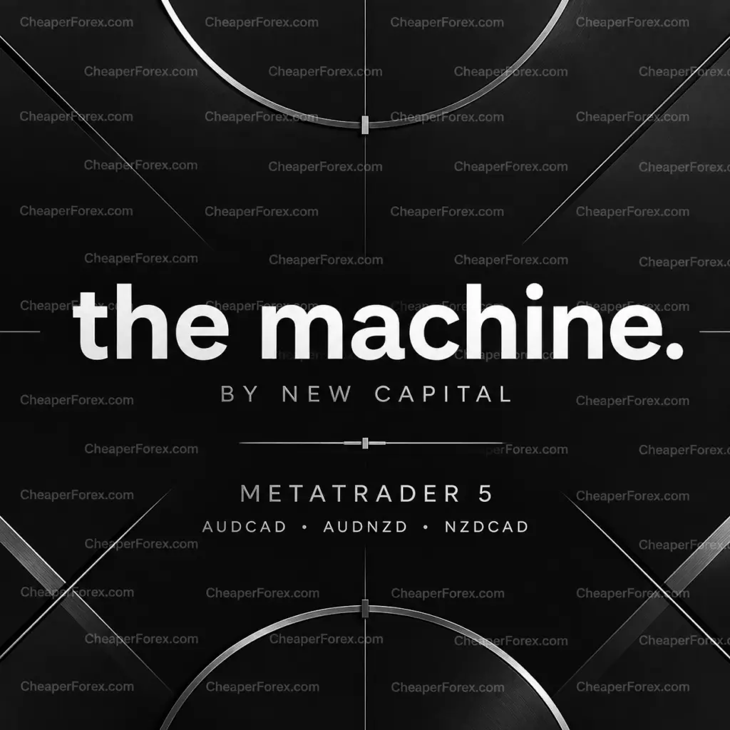 The Machine by New Capital MT5 black and silver CheaperForex cover