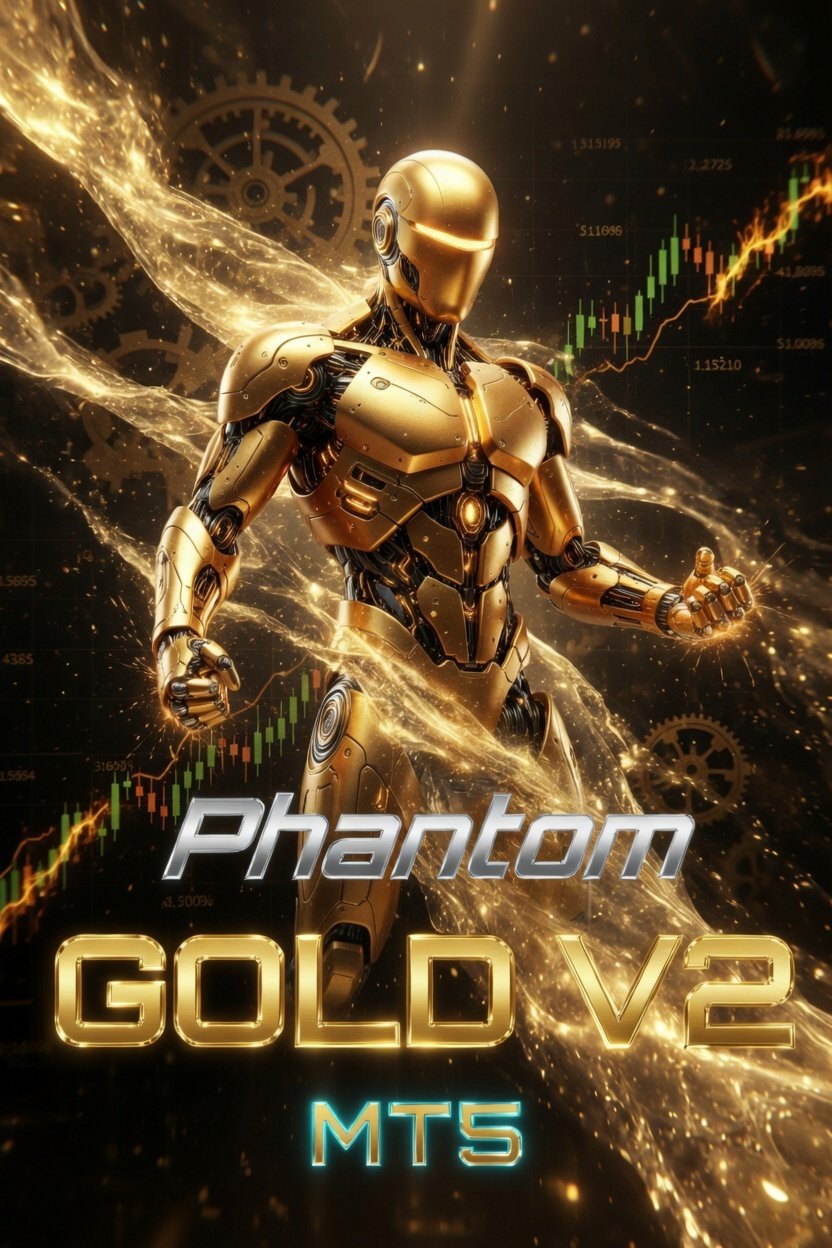 Phantom Gold V2 EA MT5 — Phantom Gold V2 MT5 promotional artwork