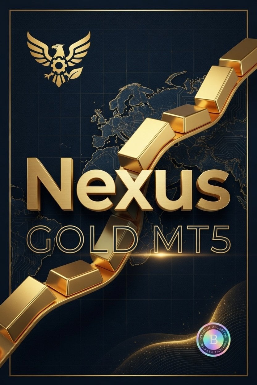 Nexus G EA MT5 — Nexus G MT5 promotional artwork, labeled Nexus Gold